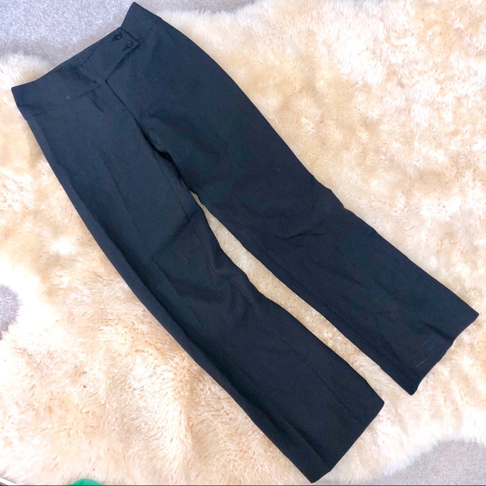 Women's charcoal dress suit pants slacks trousers